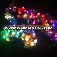 Outdoor Solar PowerED Lily Flower Garden Stake light With Color Changing Led Lights