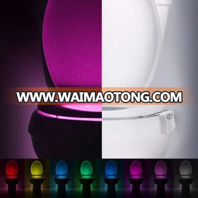 2018 Most Potential Battery Powered Motion Activated Sensor LED Toilet Night Light