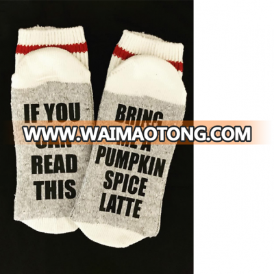 Bring Me A Pumpkin Spice Latte Socks Wholesale