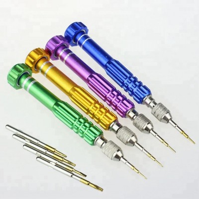 5 in 1 Precision Torx Screwdriver Cellphone Watch Repair Mixed Set Tool